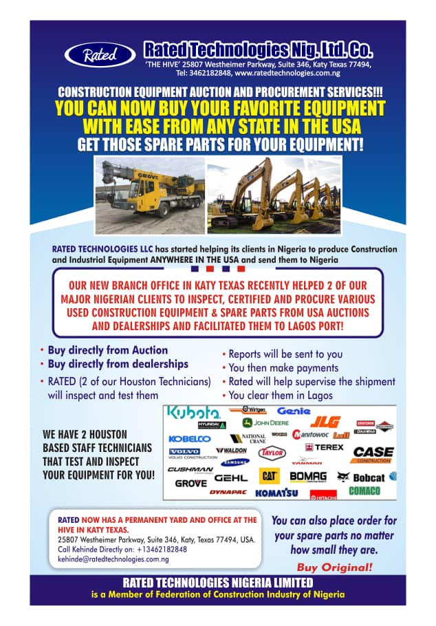 Construction equipment auction and procurement services